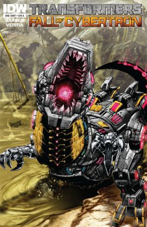 Book cover of Transformers: Fall of Cybertron
