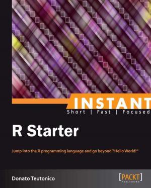 Cover of the book Instant R Starter by Jérôme Jaglale