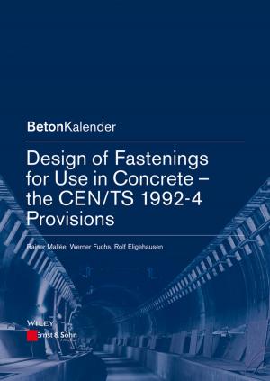 Cover of the book Design of Fastenings for Use in Concrete by Biao Huang, Yutong Qi, A. K. M. Monjur Murshed
