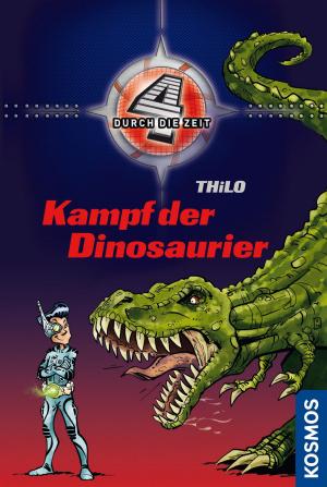 Cover of the book Vier durch die Zeit, 1, Kampf der Dinosaurier by Linda Chapman