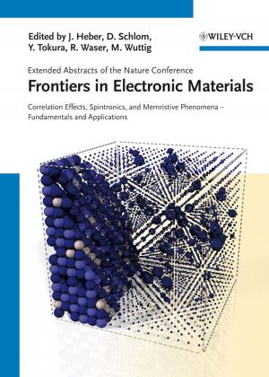 Cover of the book Frontiers in Electronic Materials by Jordan L. Kimmel, Jeffrey A. Hirsch