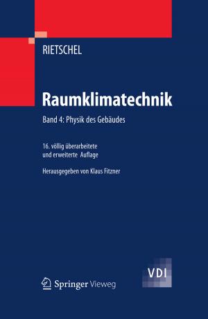 Cover of the book Raumklimatechnik by Jochen Hoefs