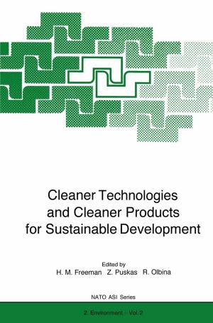 Cover of the book Cleaner Technologies and Cleaner Products for Sustainable Development by Manuel Alejandro Cardenete, Ana-Isabel Guerra, Ferran Sancho