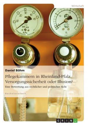 Cover of the book Pflegekammern in Rheinland-Pfalz. Versorgungssicherheit oder Illusion? by Marco Kienlein