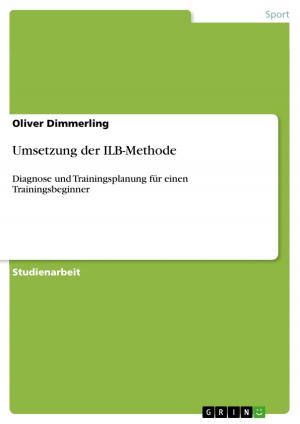 Cover of the book Umsetzung der ILB-Methode by Alexander Geldmacher