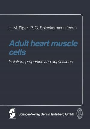 Cover of the book Adult heart muscle cells by O. Sperling, W. Vahlensieck
