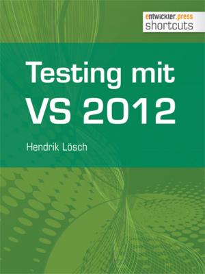 Cover of Testing mit Visual Studio 2012