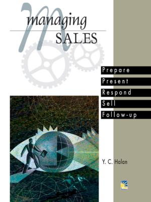 Cover of the book Managing Sales by Y C Halan