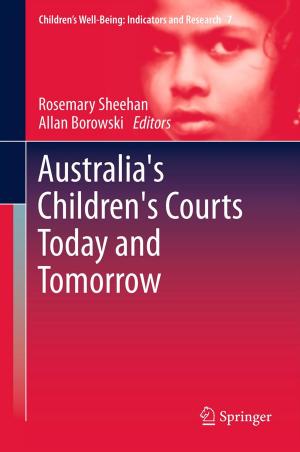 Cover of the book Australia's Children's Courts Today and Tomorrow by R.P. van Wijk van Brievingh