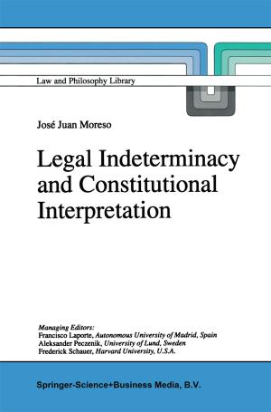 Cover of the book Legal Indeterminacy and Constitutional Interpretation by H. Verwey-Jonker, P.O.M. Brackel
