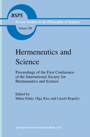 Cover of the book Hermeneutics and Science by Albert P. Galdi