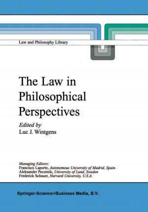 Cover of the book The Law in Philosophical Perspectives by 