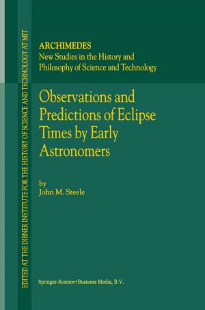 Cover of the book Observations and Predictions of Eclipse Times by Early Astronomers by J.N. Mohanty