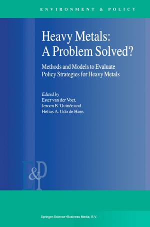 Cover of Heavy Metals: A Problem Solved?