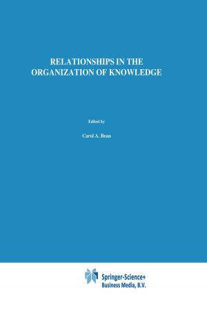 Cover of the book Relationships in the Organization of Knowledge by J.M. Bochenski