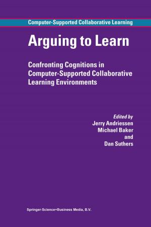 Cover of the book Arguing to Learn by Arthur A. Meyerhoff, I. Taner, A.E.L. Morris, W.B. Agocs, M. Kamen-Kaye, Mohammad I. Bhat, N. Christian Smoot, Dong R. Choi