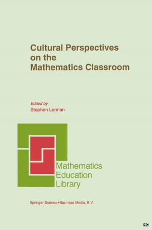 Cover of the book Cultural Perspectives on the Mathematics Classroom by Mihaly Csikszentmihalyi