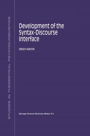 Cover of the book Development of the Syntax-Discourse Interface by Marco Sgarbi