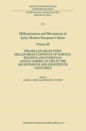 Cover of the book Millenarianism and Messianism in Early Modern European Culture by B. Hague