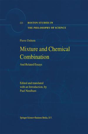 Cover of the book Mixture and Chemical Combination by Larry Catà Backer, Jan M. Broekman