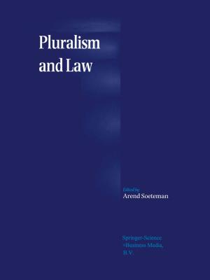 Cover of the book Pluralism and Law by Jaap Valk