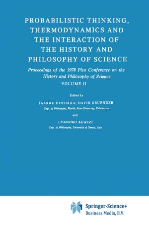 Cover of the book Probabilistic Thinking, Thermodynamics and the Interaction of the History and Philosophy of Science by 