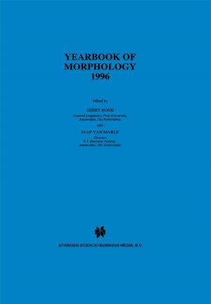 Cover of the book Yearbook of Morphology 1996 by Jocelyn Sabatier, Patrick Lanusse, Pierre Melchior, Alain Oustaloup