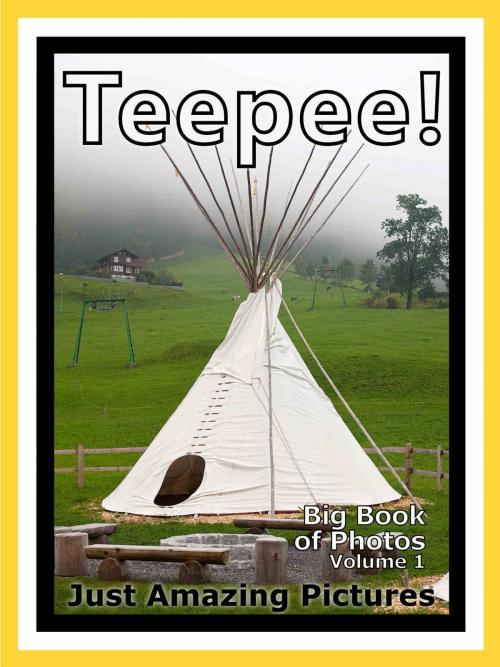 Cover of the book Just Teepee Photos! Big Book of Photographs & Pictures of American Indian-style Teepees, Vol. 1 by Big Book of Photos, Big Book of Photos