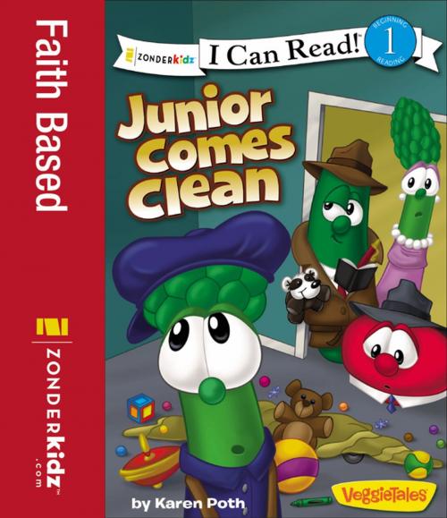 Cover of the book Junior Comes Clean / VeggieTales / I Can Read! by Karen Poth, Zonderkidz