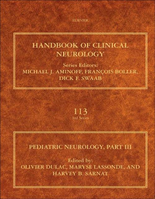 Cover of the book Pediatric Neurology, Part III by Olivier Dulac, Maryse Lassonde, Harvey B. Sarnat, Elsevier Science