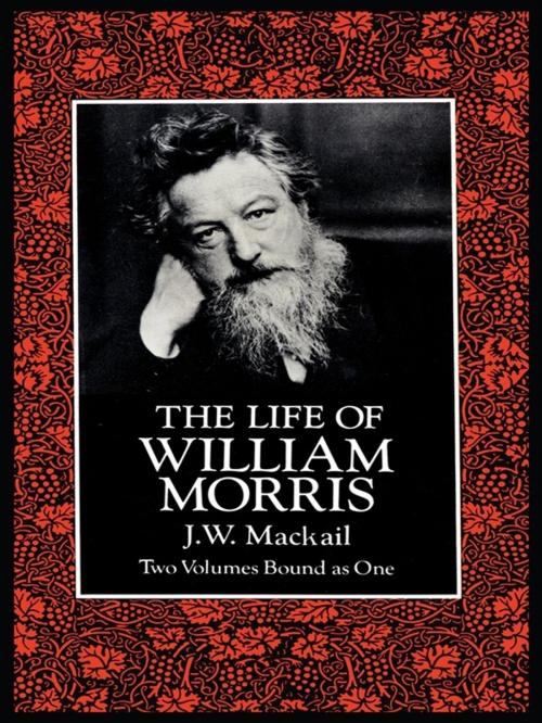 Cover of the book The Life of William Morris by J. W. Mackail, Dover Publications