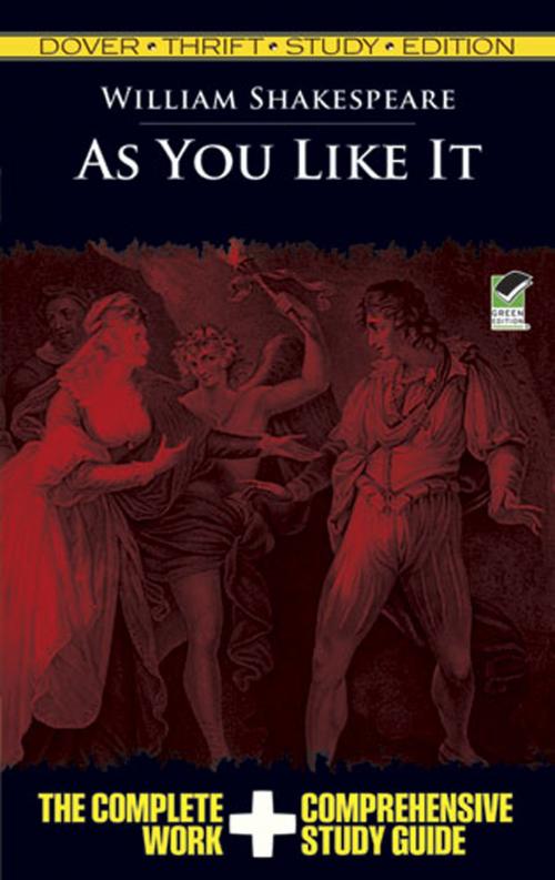 Cover of the book As You Like It Thrift Study Edition by William Shakespeare, Dover Publications
