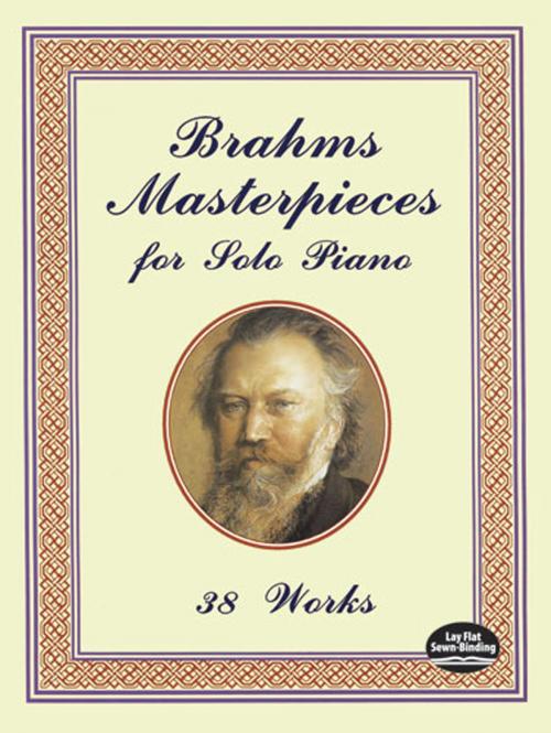 Cover of the book Brahms Masterpieces for Solo Piano by Johannes Brahms, Dover Publications