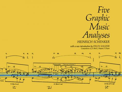 Cover of the book Five Graphic Music Analyses by Heinrich Schenker, Dover Publications