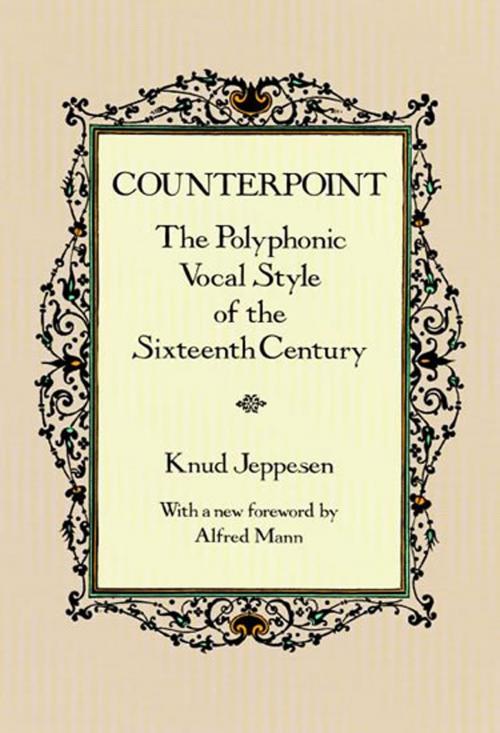 Cover of the book Counterpoint by Knud Jeppesen, Dover Publications