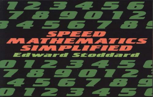 Cover of the book Speed Mathematics Simplified by Edward Stoddard, Dover Publications