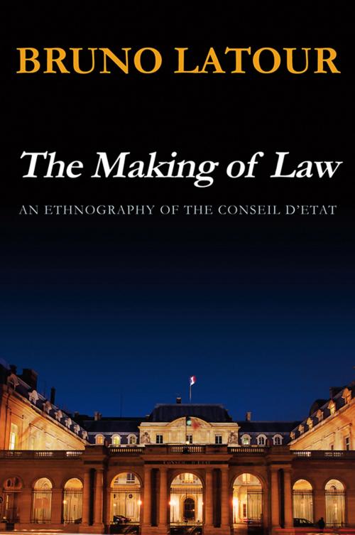 Cover of the book The Making of Law by Bruno Latour, Wiley
