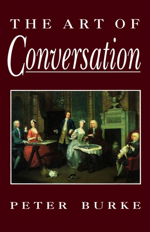 Cover of the book The Art of Conversation by Peter Burke, Wiley