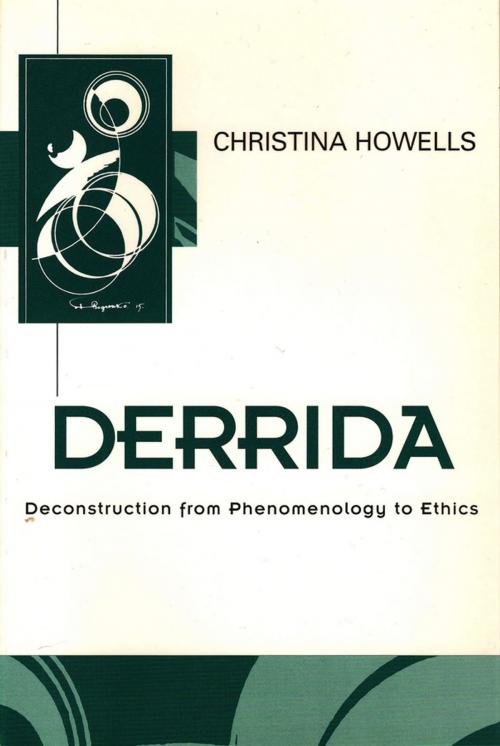 Cover of the book Derrida by Christina Howells, Wiley