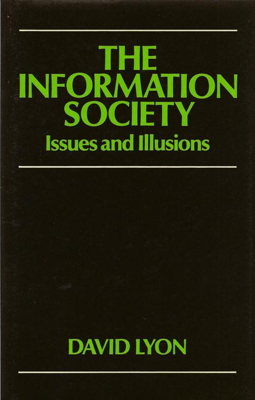 Cover of the book The Information Society by David Lyon, Wiley