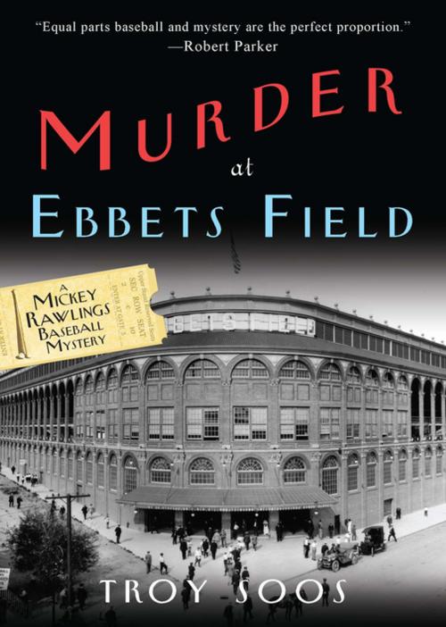 Cover of the book Murder at Ebbets Field: by Troy Soos, Kensington Books