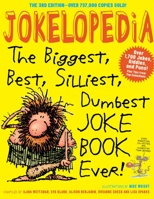 Cover of the book Jokelopedia by Eva Blank, Alison Benjamin, Rosanne Green, Ilana Weitzman, Lisa Sparks, Workman Publishing Company