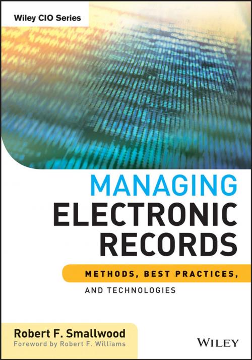 Cover of the book Managing Electronic Records by Robert F. Smallwood, Wiley