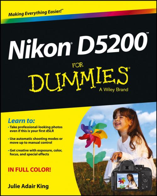 Cover of the book Nikon D5200 For Dummies by Julie Adair King, Wiley