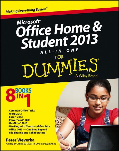 Cover of the book Microsoft Office Home and Student Edition 2013 All-in-One For Dummies by Peter Weverka, Wiley