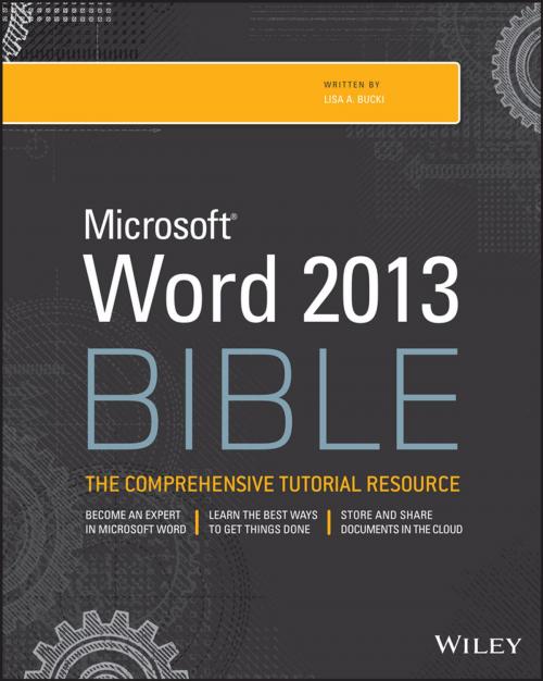 Cover of the book Word 2013 Bible by Lisa A. Bucki, Wiley