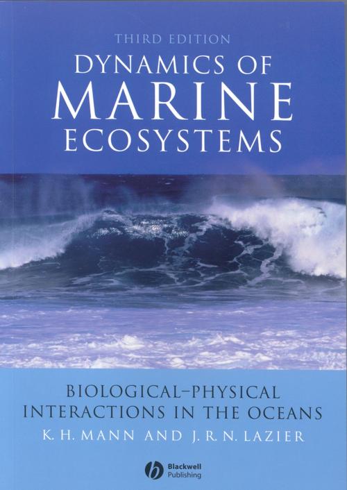 Cover of the book Dynamics of Marine Ecosystems by John R. N. Lazier, K. H. Mann, Wiley