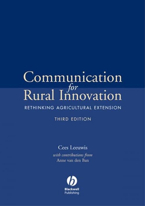 Cover of the book Communication for Rural Innovation by Cees Leeuwis, A. W. van den Ban, Wiley