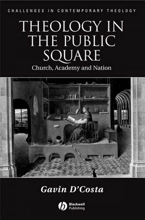 Cover of the book Theology in the Public Square by Gavin D'Costa, Wiley