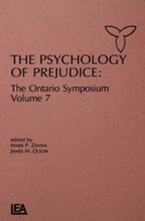 Cover of the book The Psychology of Prejudice by , Taylor and Francis